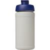 Baseline 500 ml recycled sport bottle with flip lid