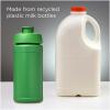 Baseline 500 ml recycled sport bottle with flip lid
