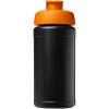 Baseline 500 ml recycled sport bottle with flip lid