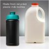 Baseline 500 ml recycled sport bottle with flip lid