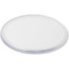 Ellison round plastic coaster with paper insert