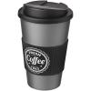 Americano® 350 ml tumbler with grip & spill-proof lid