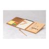Writing case with cardboard cover, ruler, writing