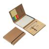 Writing case with cardboard cover, ruler, writing