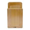 Bamboo wireless charger with pen holder
