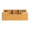Everlasting bamboo desk calendar