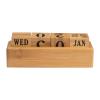 Everlasting bamboo desk calendar