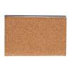 Metal business card holder with cork surface