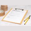A4 cardboard clipboard