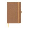 A5 notebook with recycled leather cover