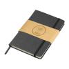 A5 notebook with recycled leather cover