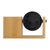 bamboo pencil case with analogue clock