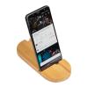 Bamboo tablet and smartphone holder
