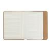 Notebook with brown rubber band, 120 sheets