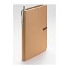 Notebook with brown rubber band, 120 sheets