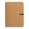Notebook with brown rubber band, 120 sheets