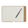 Notebook with brown rubber band, 120 sheets