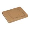 Notebook with brown rubber band, 120 sheets