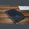 A5 notebook with coloured engraving