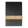 Notebook with magnetic closure