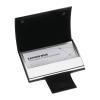 Business card holder with artificial leather cover
