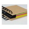 Small ring-binder with sticky notes