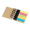 Small ring-binder with sticky notes