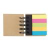Small ring-binder with sticky notes