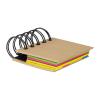 Small ring-binder with sticky notes