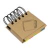 Small ring-binder with sticky notes