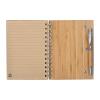 Note pad with bamboo cover A5
