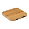 Bamboo Wireless Charger with 2 USB ports