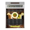 Own-design desk calculator with solar power, small