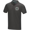 Graphite short sleeve men’s organic polo