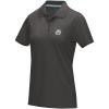 Graphite short sleeve women’s organic polo