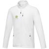 Amber men's GRS recycled full zip fleece jacket