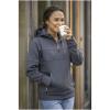 Sayan women's half zip anorak hooded sweater