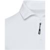 Zeus long sleeve unisex half zip polo