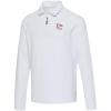 Zeus long sleeve unisex half zip polo