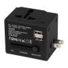 Rubberized travel adapter