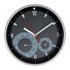 Wall clock with hygro and thermometer