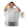 Compostable rain poncho