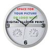 Wall clock, half display printable