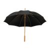 Stick umbrella with bamboo handle