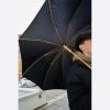 RPET stick umbrella with bamboo handle