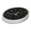 Wall clock with hygrometer and thermometer