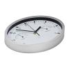 Wall clock with hygrometer and thermometer