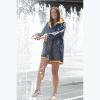 Bicolour reversible raincoat, PVC,XL
