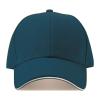 6-panel sandwich baseball cap