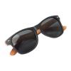 Sunglasses with wooden-look temples